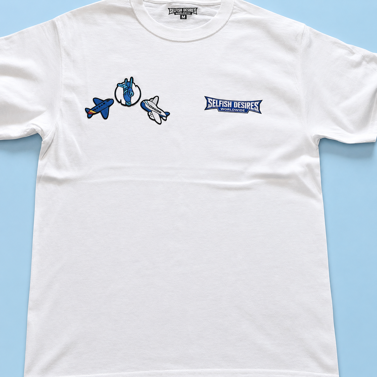Blue Airplane Worldwide T-Shirt