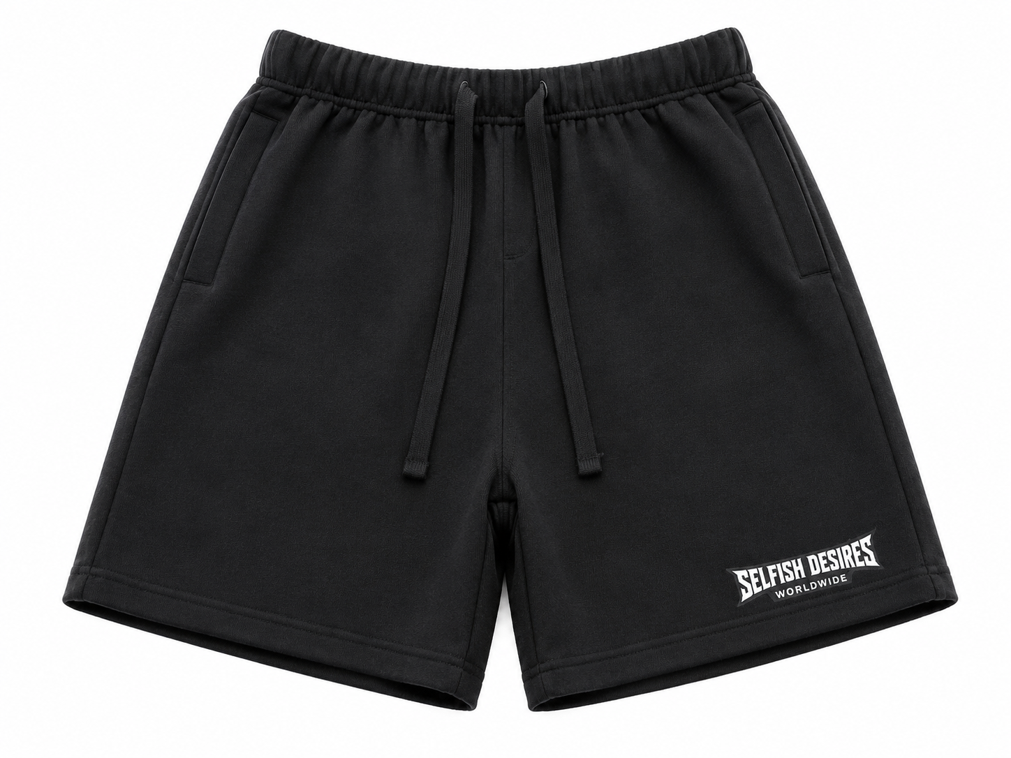 Black Worldwide Shorts